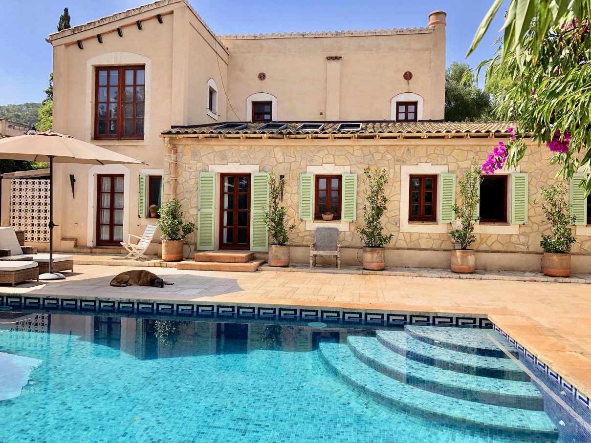 Außergewöhnliche Finca in Hafennähe mit Pool und schönem Garten